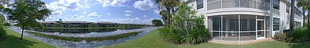 Immobilien 2/2 waterfront Carriage Home w/bundled golf in gated community in Ft. Myers