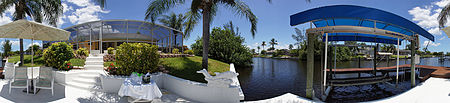 Villa Sabrina  - south west of Cape Coral with boat dock